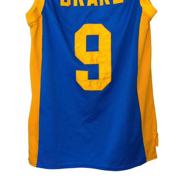 Drake Jimmy Degrassi High Basketball Jersey #9 Size Medium Blue/Yellow Y2K - Picture 6 of 8